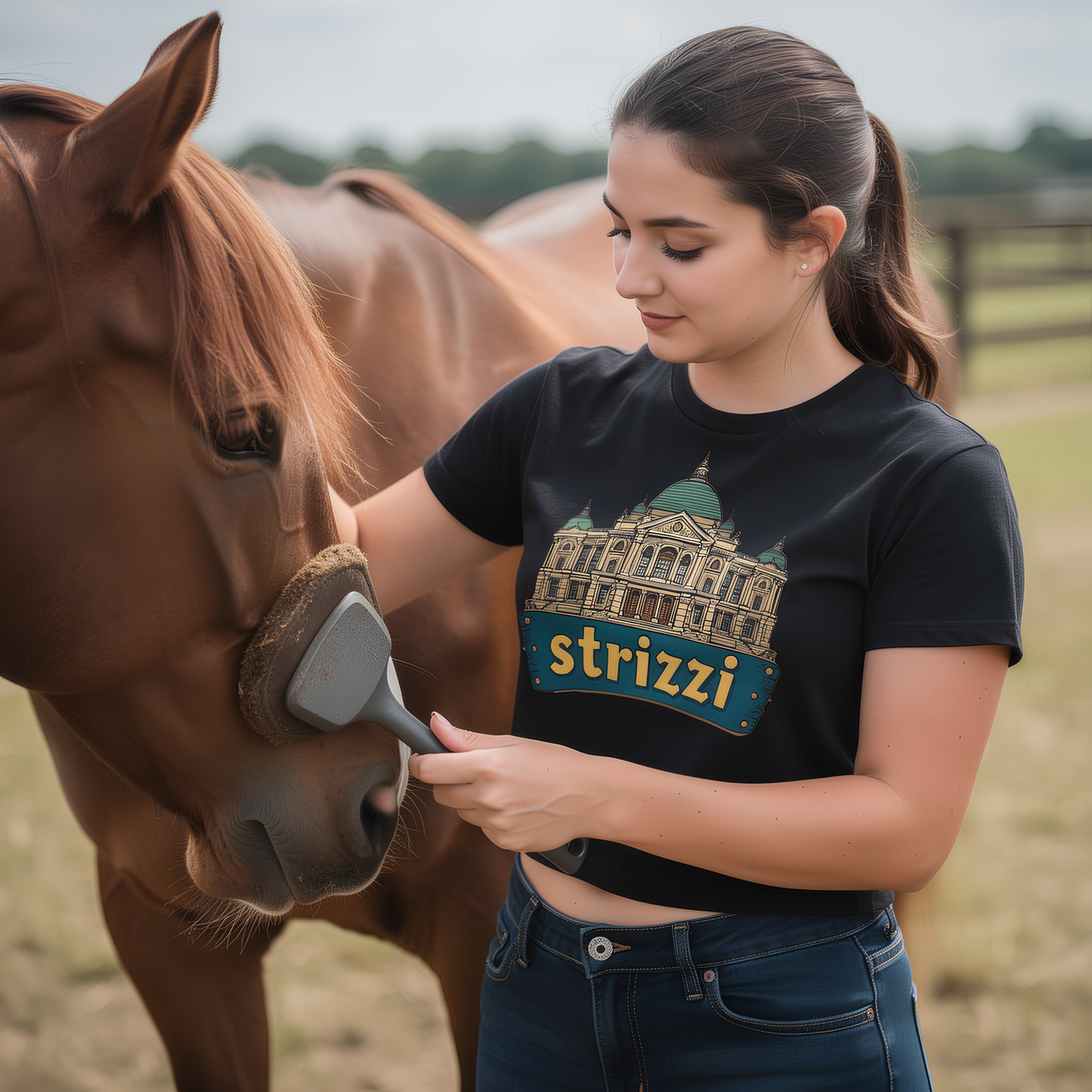 Strizzi Boutique "Holy Oida!" - Women’s crop top