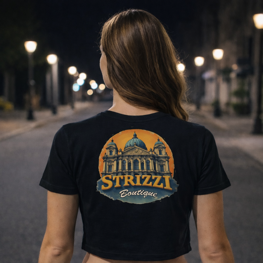 Strizzi Boutique "G’segnet & G’scheit" - Women’s crop top