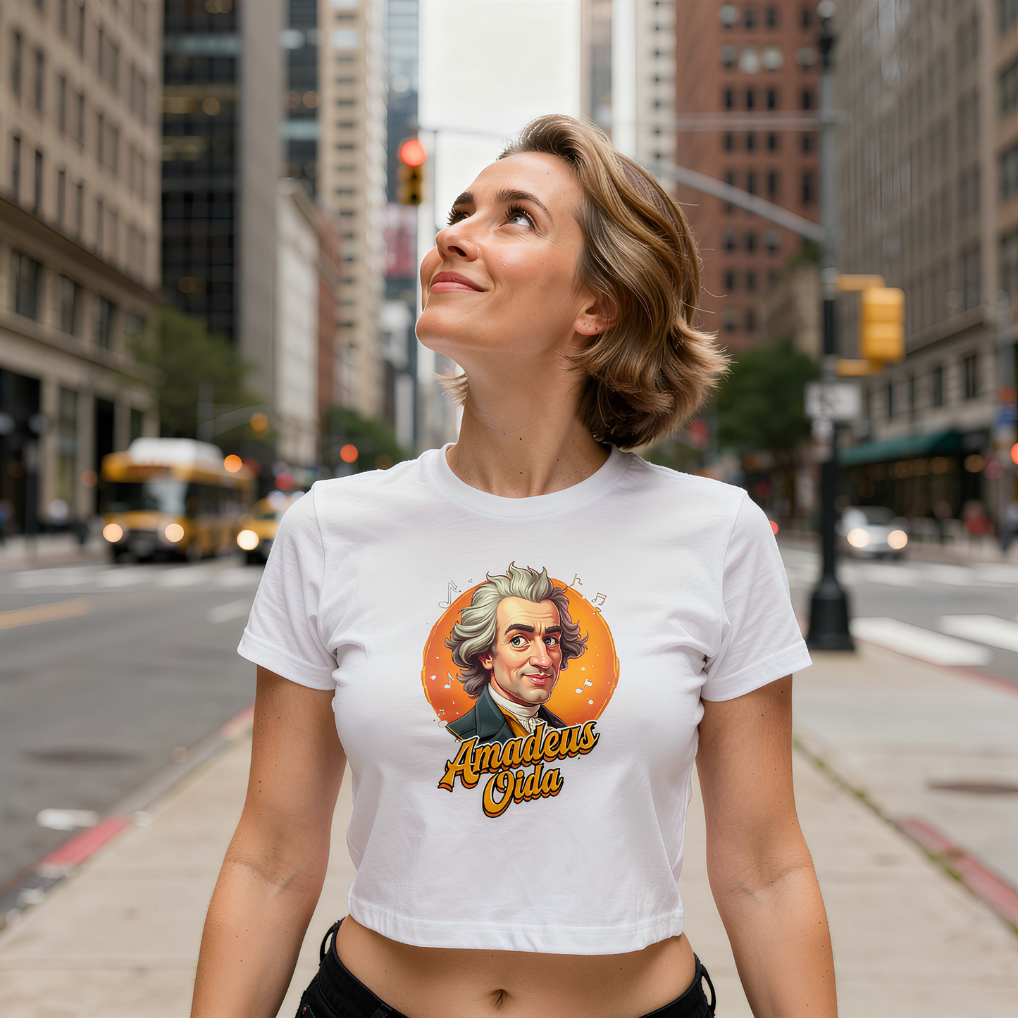 Strizzi Boutique "Amadeus Oida" - Women’s crop top
