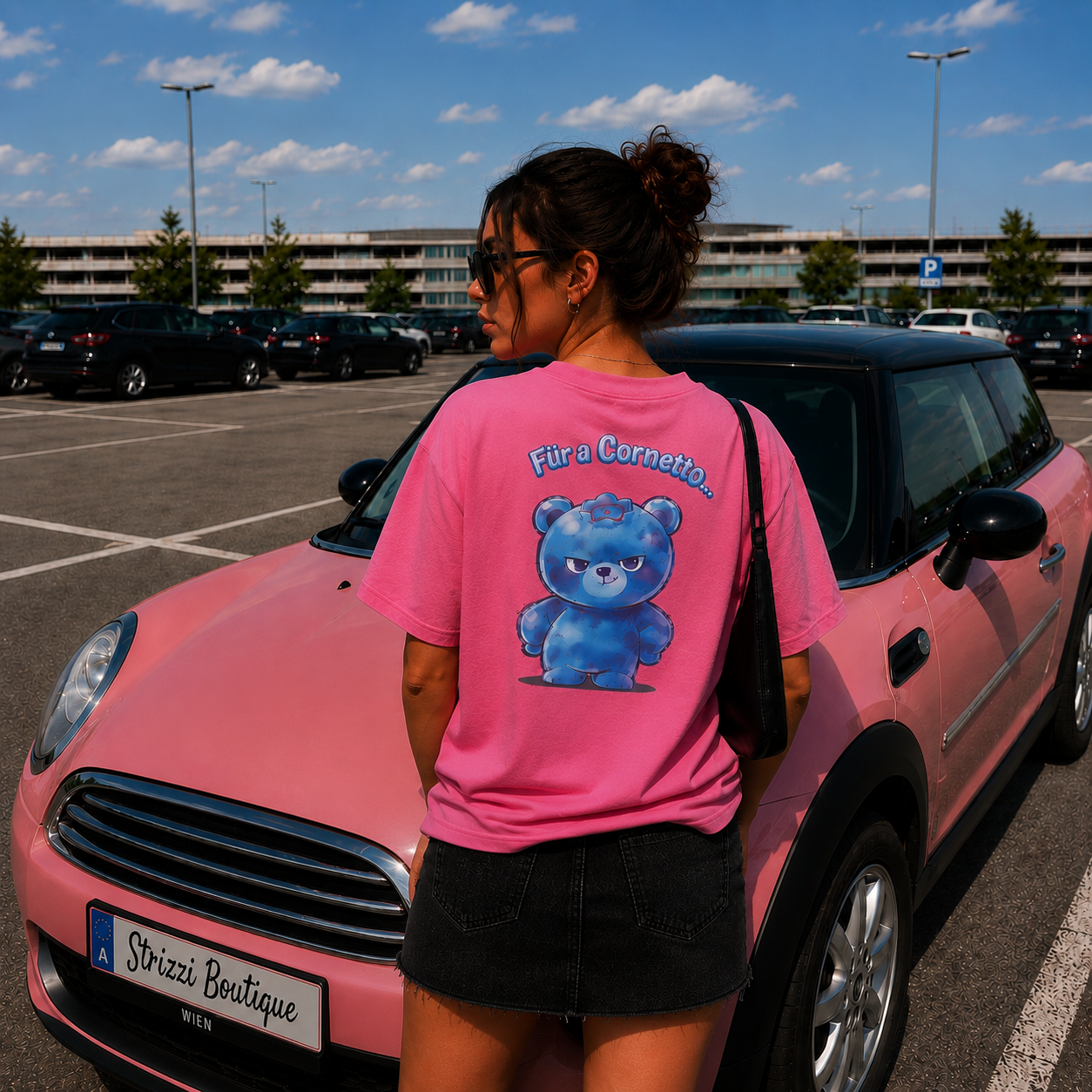 Strizzi Boutique "Cornetto" - Unisex classic tee DE Hinten