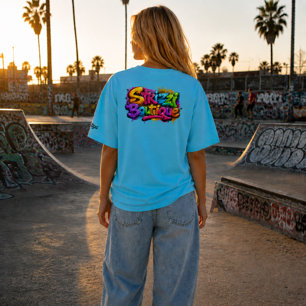 Strizzi Boutique "Graffiti 3" - Unisex classic tee Hinten