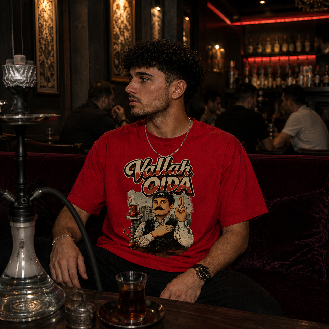 Strizzi Boutique "Vallah Oida" - Unisex classic tee Vorne