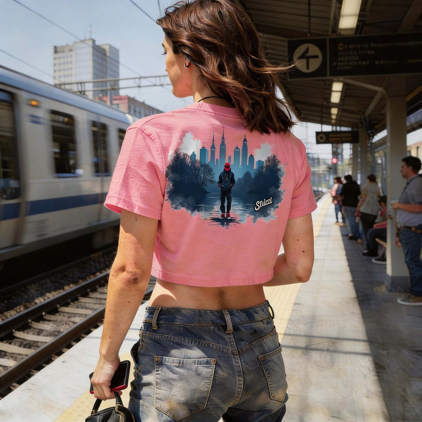Strizzi Boutique "Skyline"- Women’s crop top