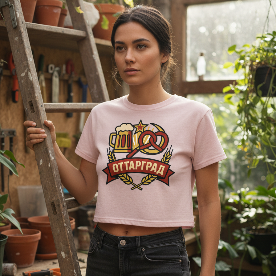 Strizzi Boutique "Ottagrad" - Women’s crop top KRY hinten