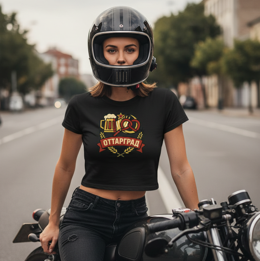Strizzi Boutique "Ottagrad" - Women’s crop top Kry Vorne