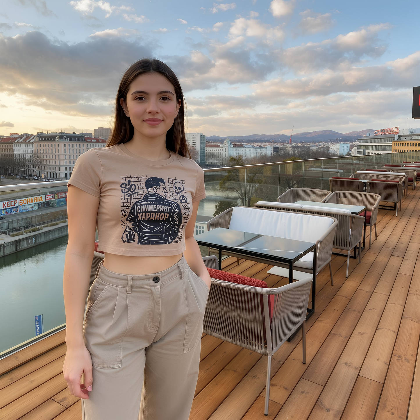 Strizzi Boutique "Simmering Hardcore" - Women’s crop top KYR