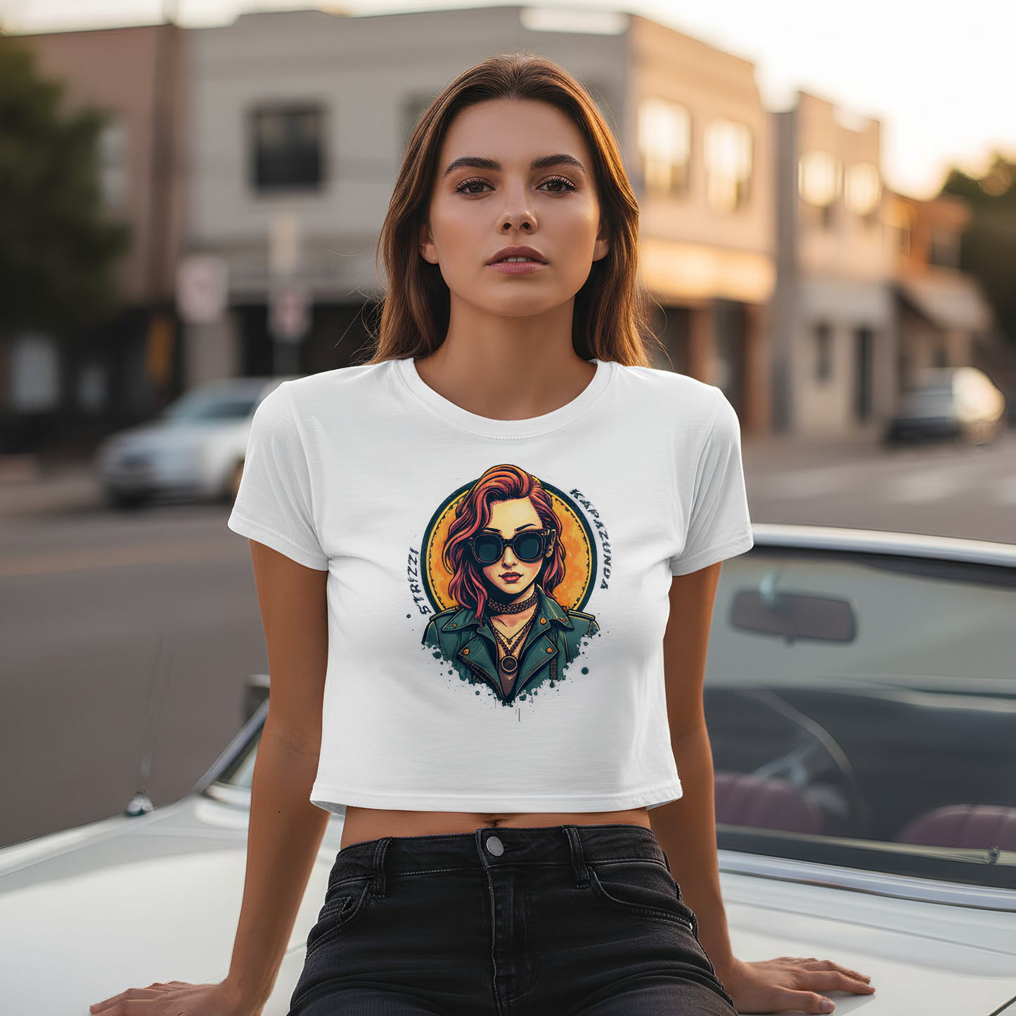 Strizzi Boutique "Kapazunda" - Women’s crop top hinten