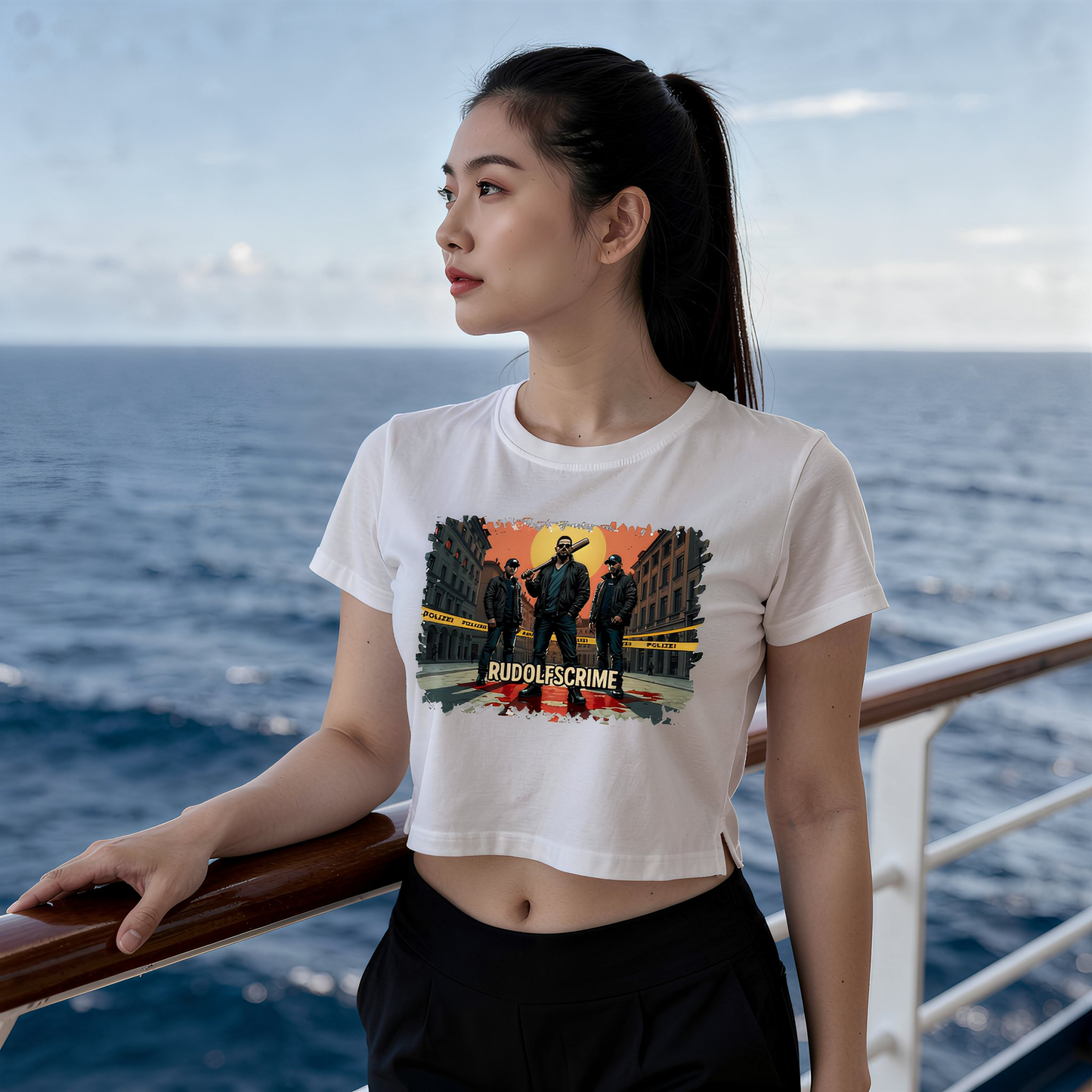 Strizzi Boutique "Rudolfscrime" - Women’s crop top DE