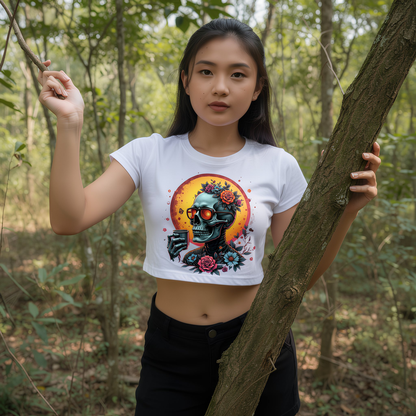 Strizzi Boutique "Afterlife Brew"- Women’s crop top
