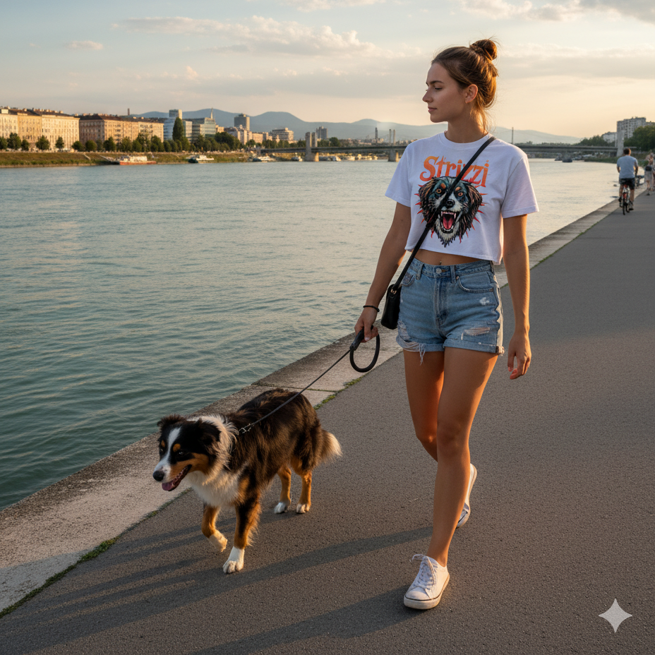 Strizzi Boutique "Strizzihound" - Women’s crop top hinten