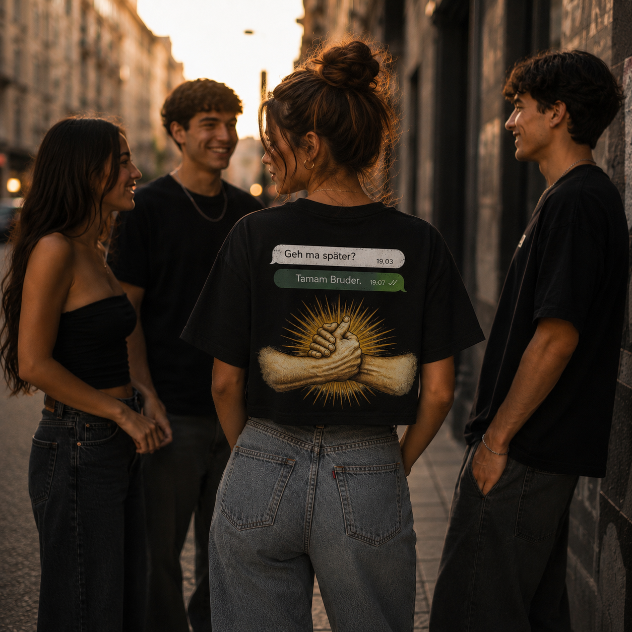 Strizzi Boutique "Tamam Bruder" - Women’s crop top