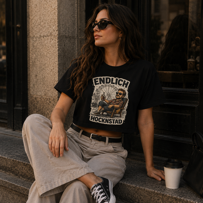Strizzi Boutique "Endlich Hocknstad 2" - Women’s crop top
