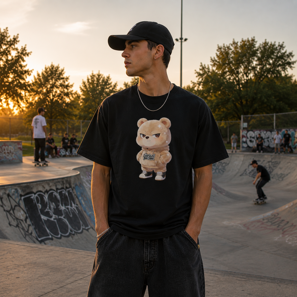 Strizzi Boutique "Putzbär" ohne Schrift - Unisex classic tee Vorne