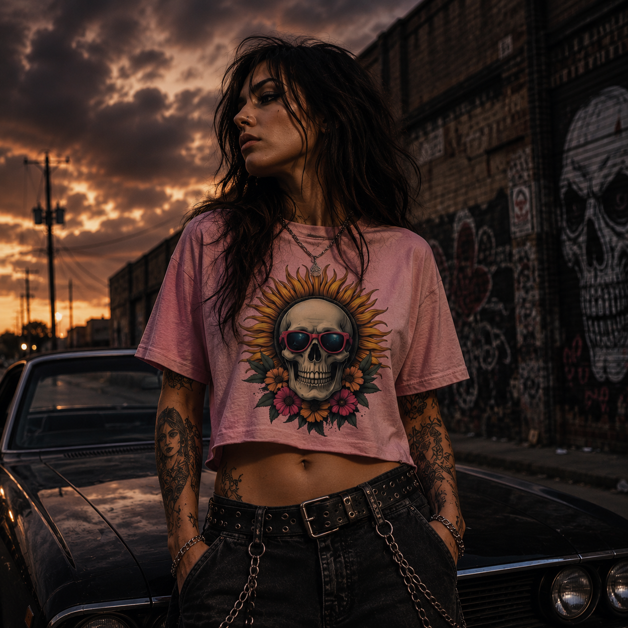 Strizzi Boutique "Strizz in Peace"- Women’s crop top