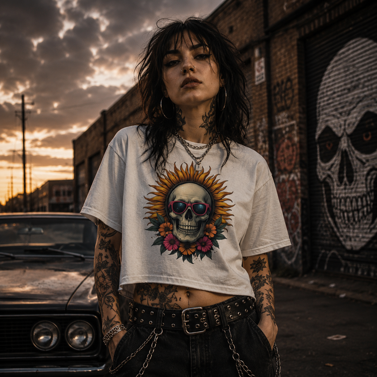 Strizzi Boutique "Strizz in Peace"- Women’s crop top