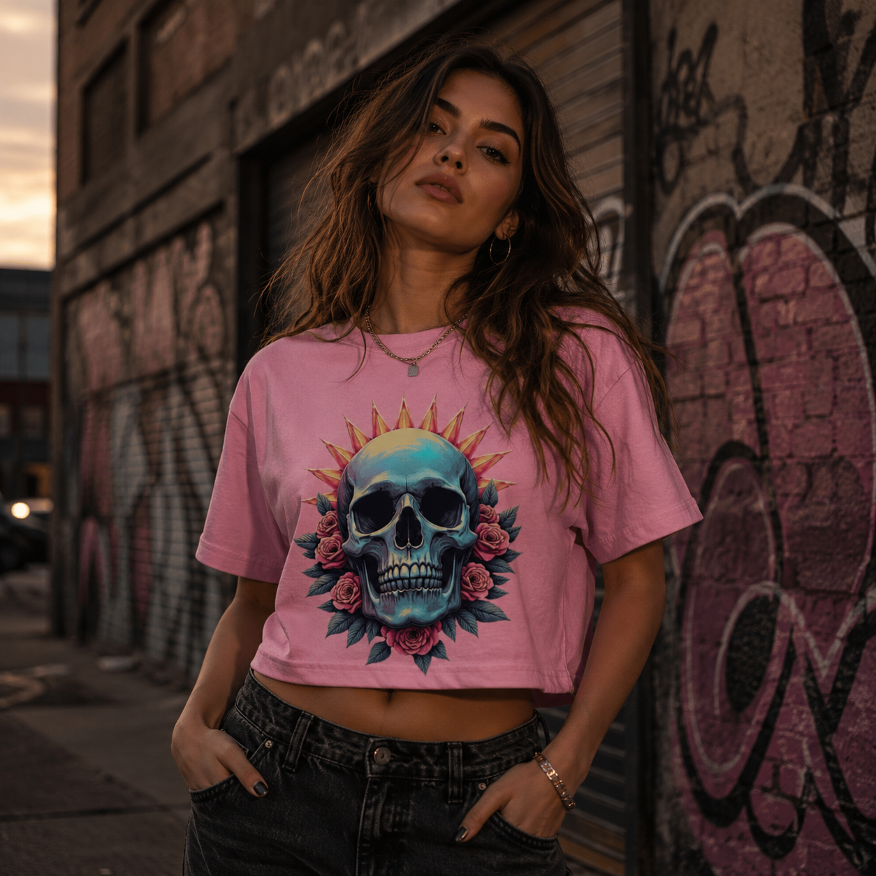 Strizzi Boutique "Rose & Ruin"- Women’s crop top
