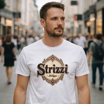 Strizzi Boutique "Logo Braun" - Unisex T-Shirt