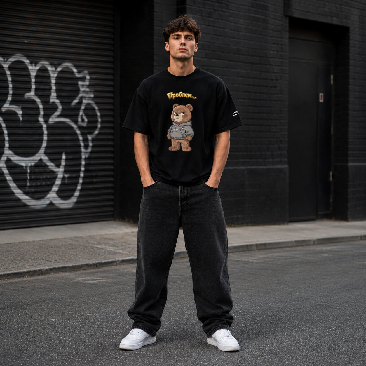 Strizzi Boutique "Problembär" - Unisex classic tee KYR Vorne