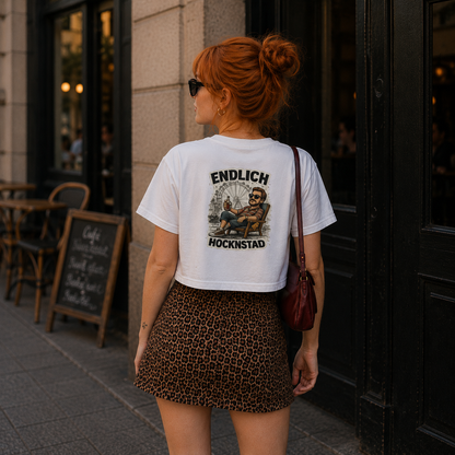 Strizzi Boutique "Endlich Hocknstad 2" - Women’s crop top