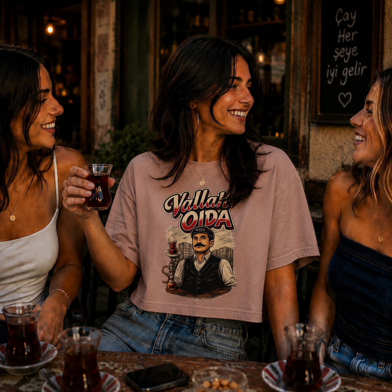 Strizzi Boutique "Vallah Oida" - Women’s crop top