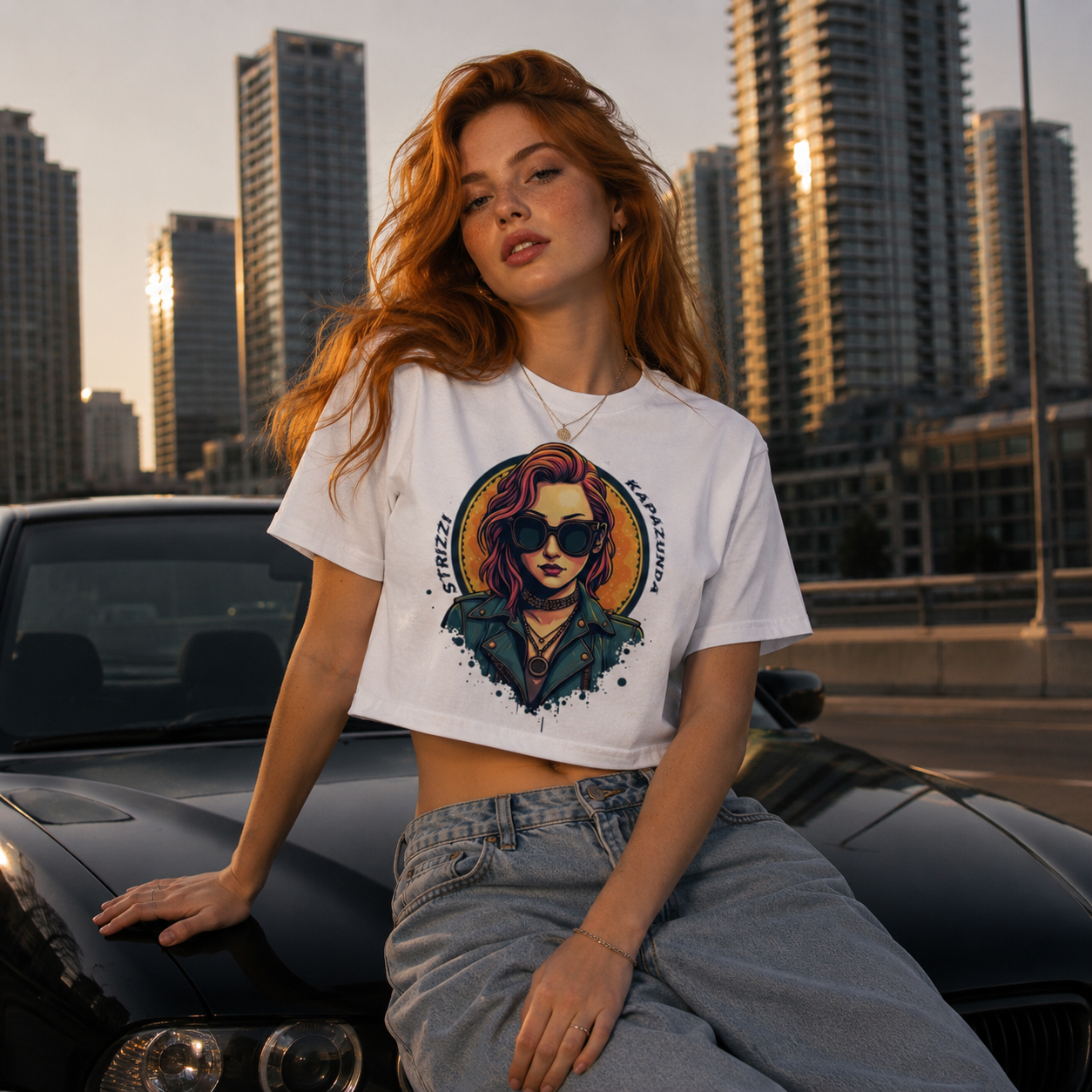 Strizzi Boutique "Kapazunda" - Women’s crop top vorne
