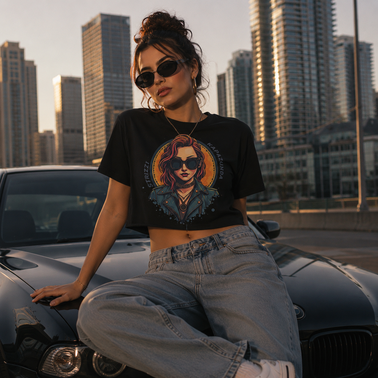 Strizzi Boutique "Kapazunda" - Women’s crop top vorne