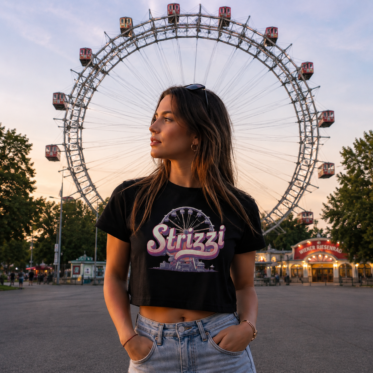 Strizzi Boutique "Strizzi Spin" - Women’s crop top vorne