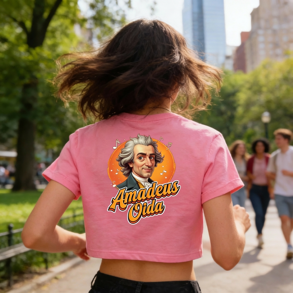Strizzi Boutique "Amadeus Oida" - Women’s crop top