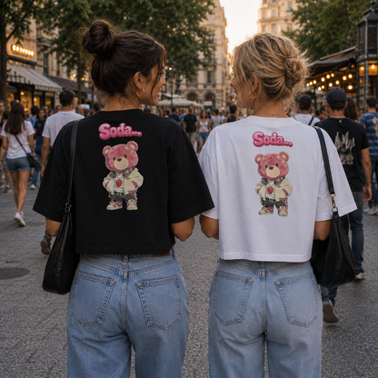 Strizzi Boutique "Soda Himbär" - Women’s crop top DE Hinten