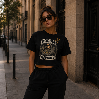 Strizzi Boutique "Hoodie Hawara 2" - Women’s crop top