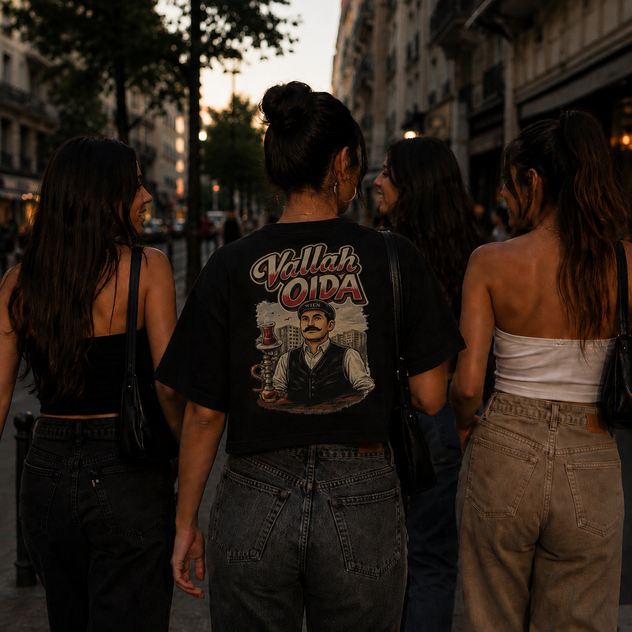 Strizzi Boutique "Vallah Oida" - Women’s crop top