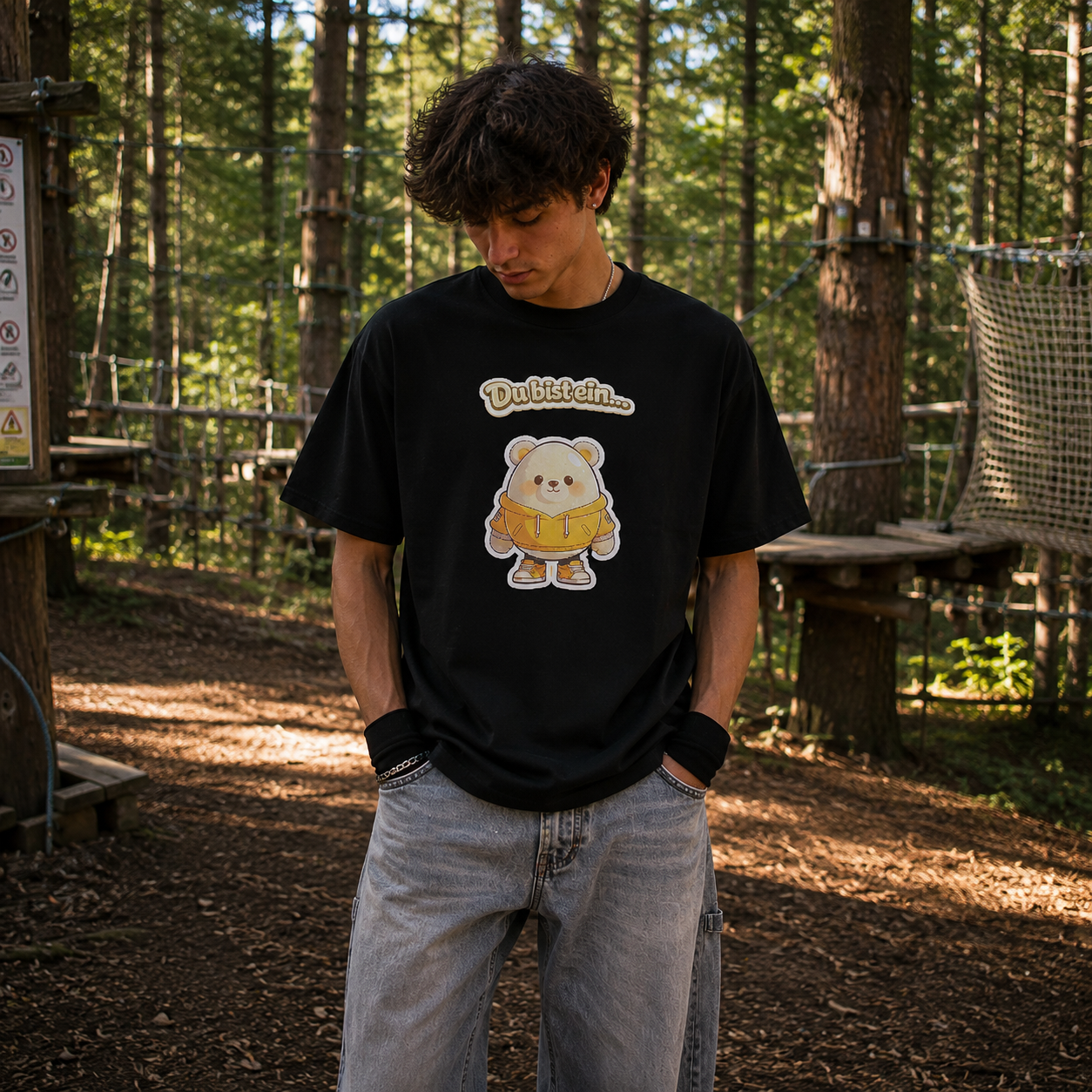 Strizzi Boutique "Eierbär" - Unisex classic tee DE Vorne