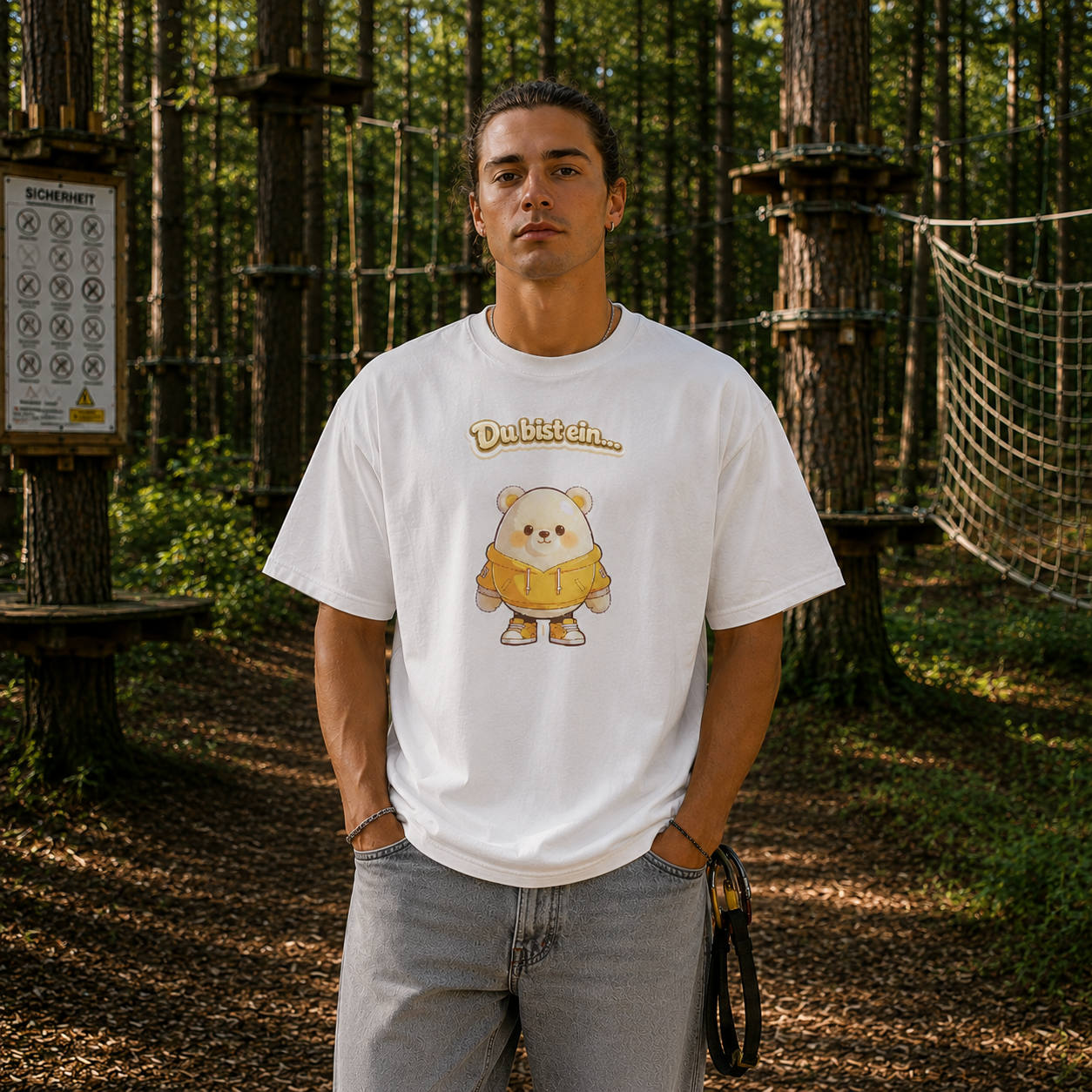 Strizzi Boutique "Eierbär" - Unisex classic tee DE Vorne