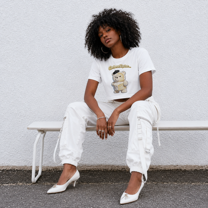 Strizzi Boutique "Gschmackigster" - Women’s crop top DE Vorne