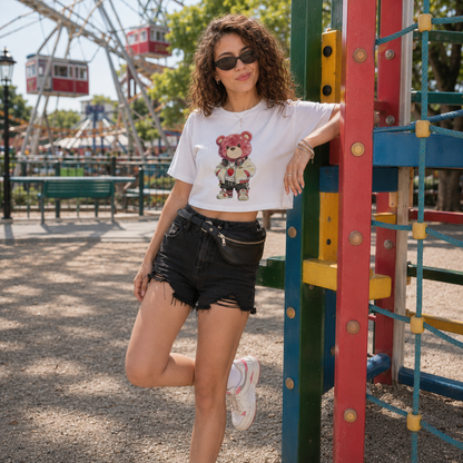 Strizzi Boutique "Soda Himbär" - Women’s crop top Vorne