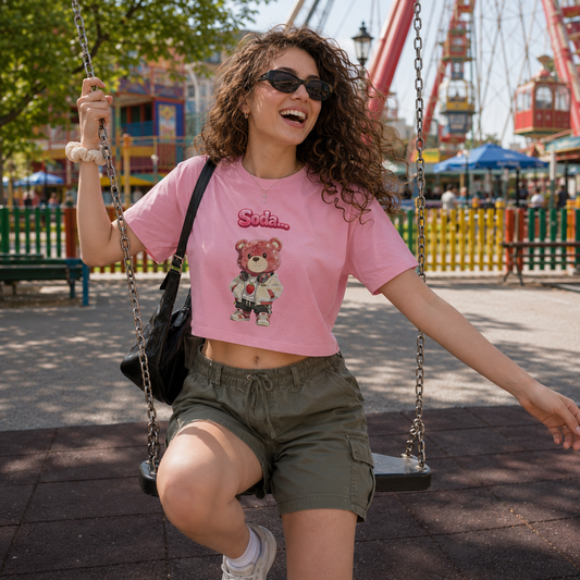 Strizzi Boutique "Soda Himbär 1" - Women’s crop top DE Vorne