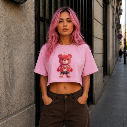Strizzi Boutique "Soda Himbär 2" ohne Schrift - Women’s crop top Vorne