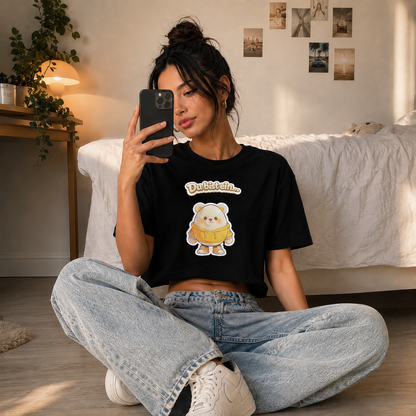 Strizzi Boutique "Eierbär" - Women’s crop top DE Vorne