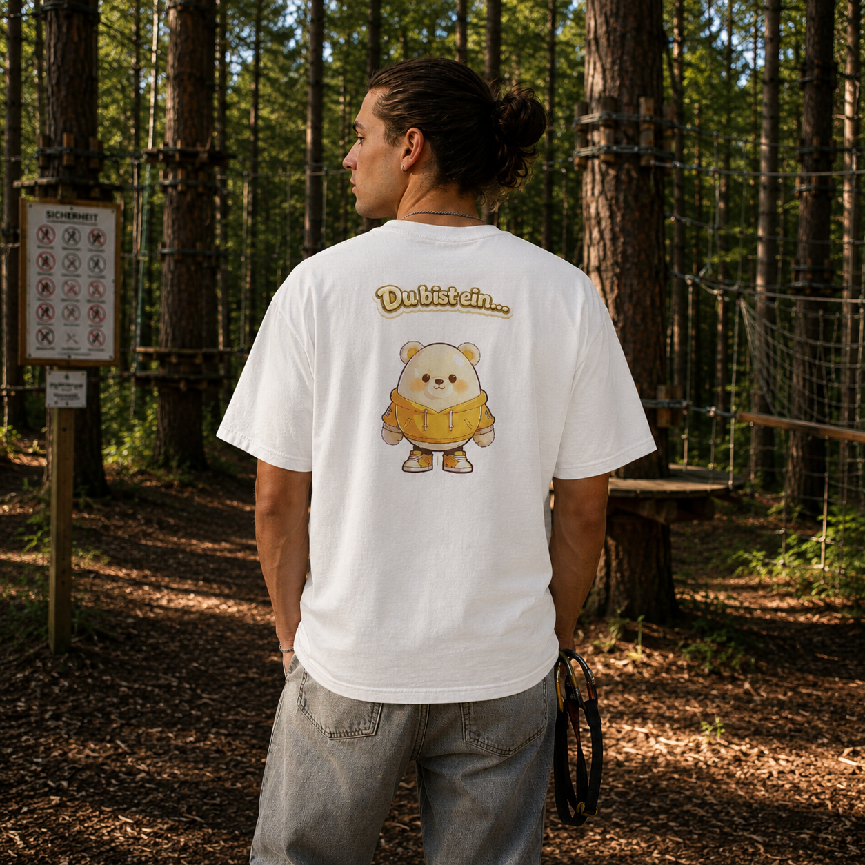 Strizzi Boutique "Eierbär" - Unisex classic tee DE Hinten