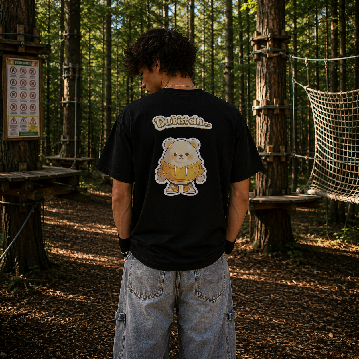 Strizzi Boutique "Eierbär" - Unisex classic tee DE Hinten