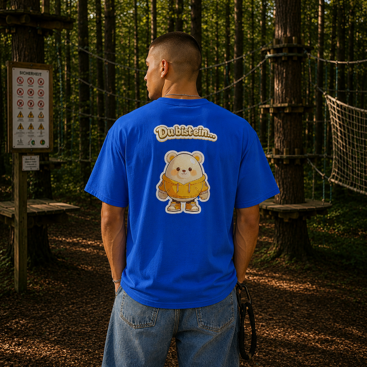 Strizzi Boutique "Eierbär" - Unisex classic tee DE Hinten