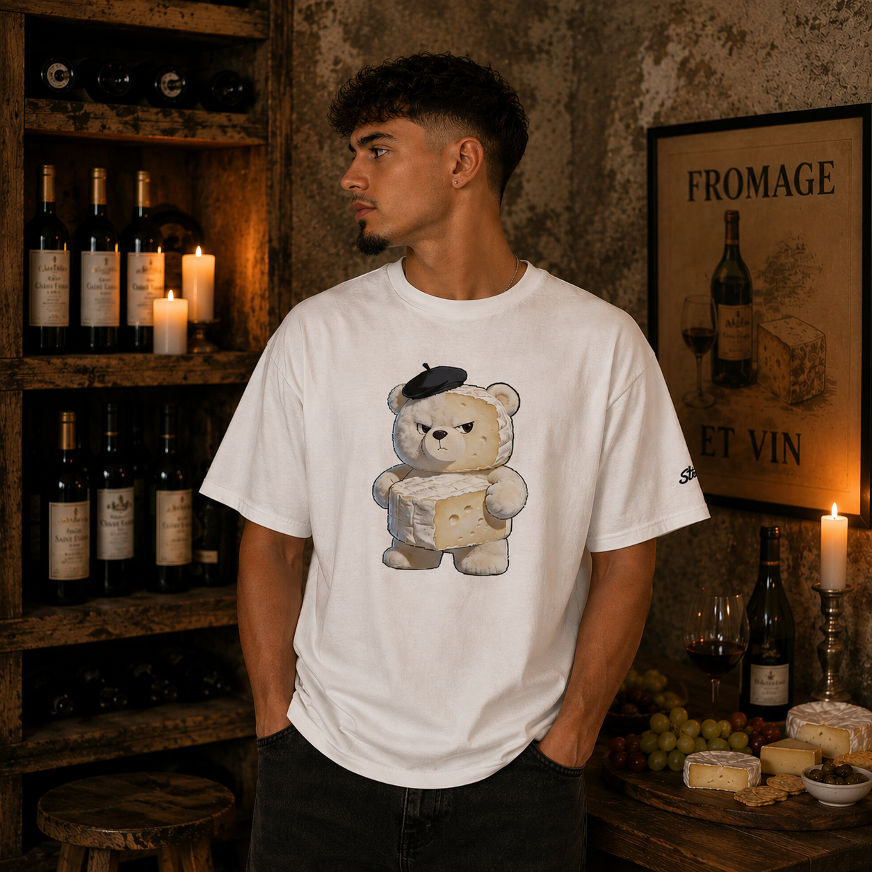 Strizzi Boutique "Gschmackigster" ohne Schrift - Unisex classic tee Vorne