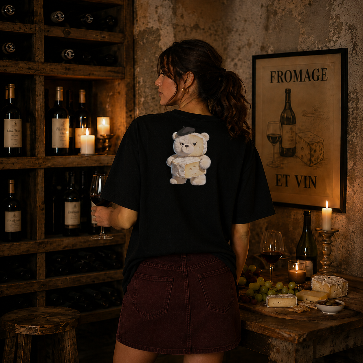 Strizzi Boutique "Gschmackigster" ohne Schrift - Unisex classic tee Hinten