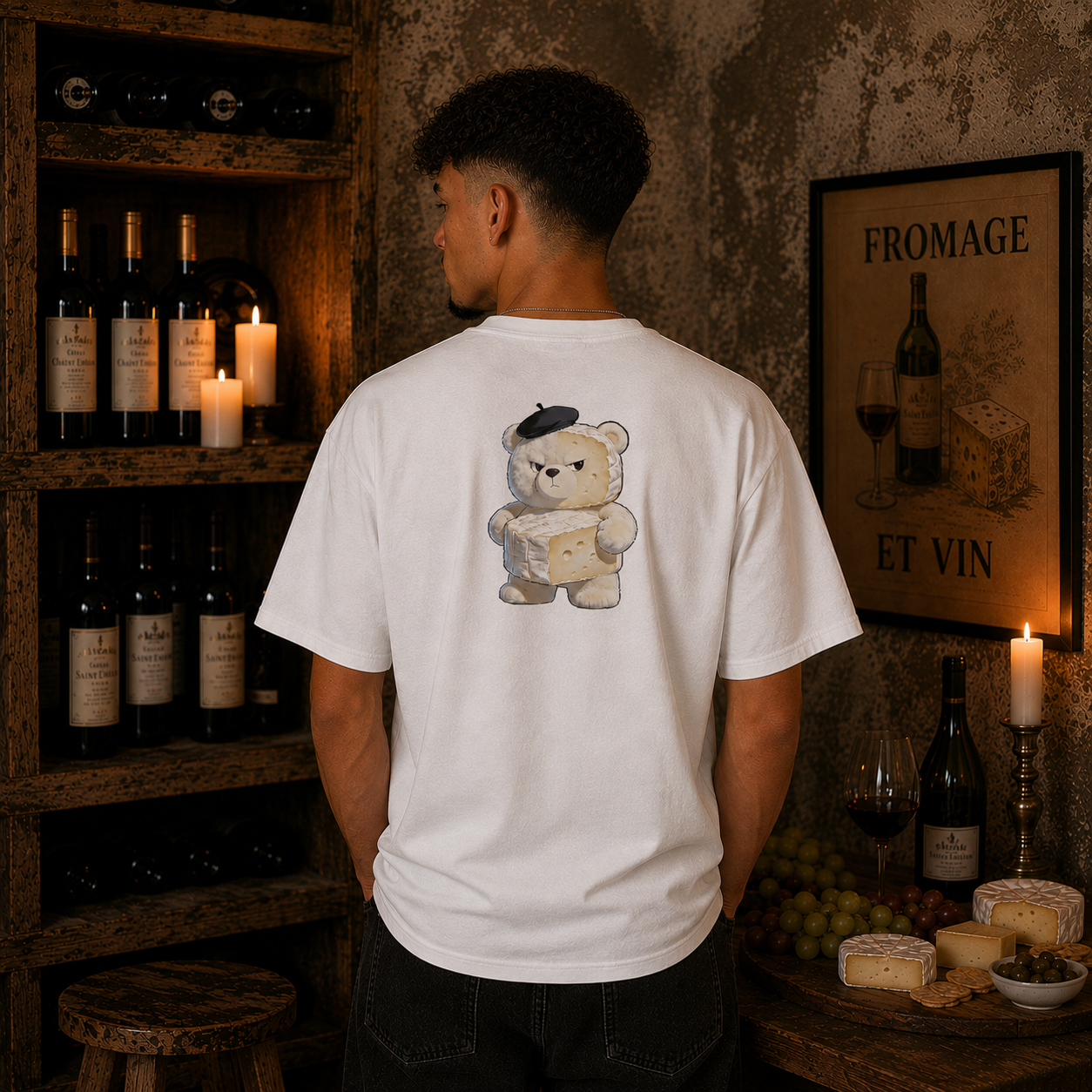 Strizzi Boutique "Gschmackigster" ohne Schrift - Unisex classic tee Hinten
