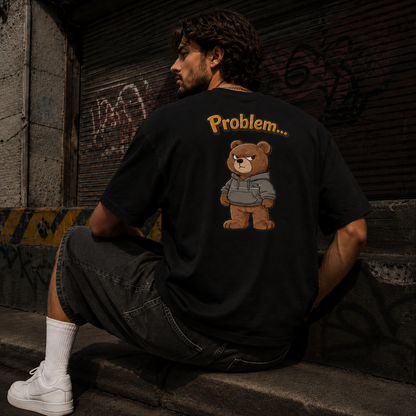 Strizzi Boutique "Problembär" - Unisex classic tee DE Hinten
