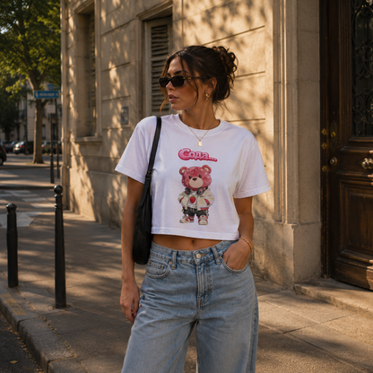 Strizzi Boutique "Soda Himbär" - Women’s crop top KYR Vorne