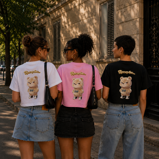 Strizzi Boutique "Putzbär" - Women’s crop top KYR Hinten