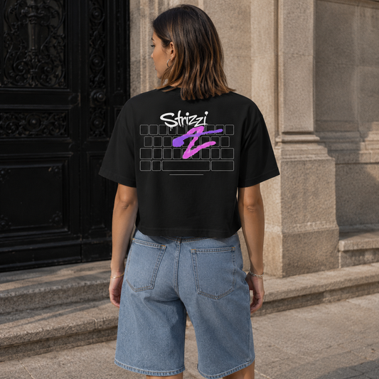 Strizzi Boutique "Swipe Off" - Women’s crop top Hinten