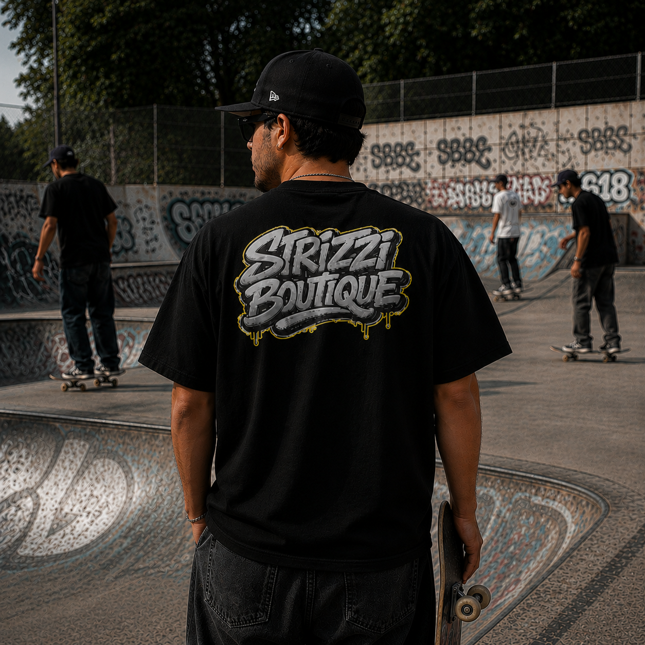 Strizzi Boutique "Graffiti 1" - Unisex classic tee Hinten