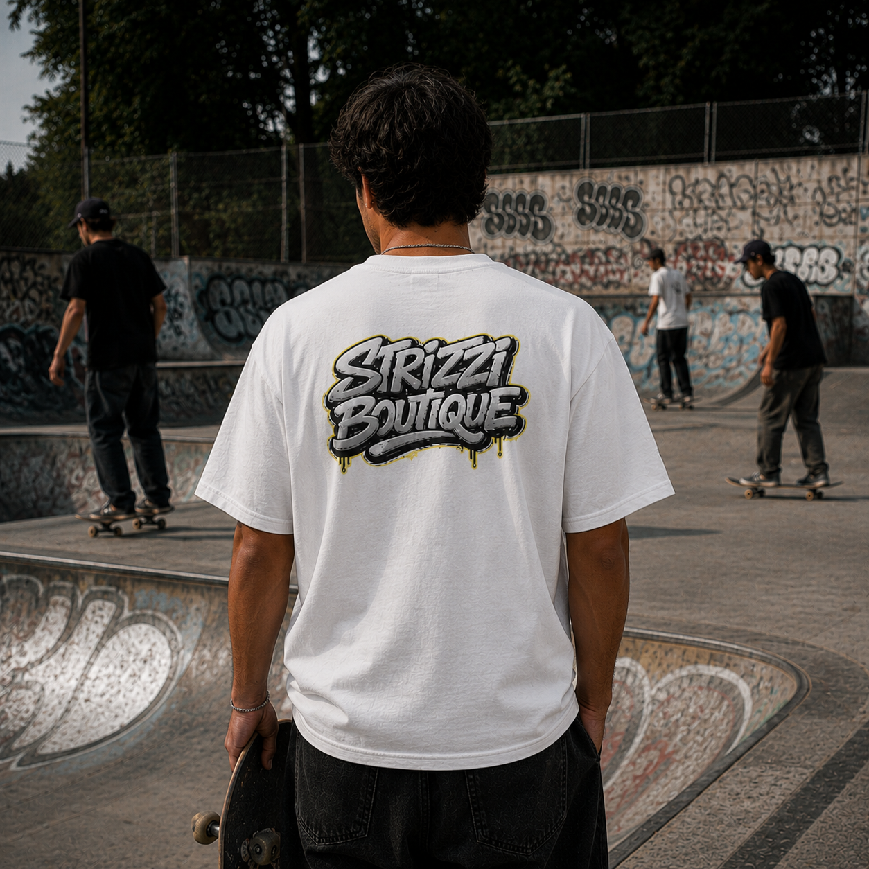 Strizzi Boutique "Graffiti 1" - Unisex classic tee Hinten